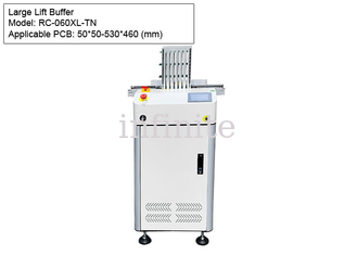 Trilho único transportador de buffer SMT PCB de 600 mm para PCBs de tamanho XL 50*50 - 530*460 mm