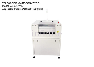 Transportador de PCB SMT de design fechado 900 mm de altura para PCBs de 50*50 - 445*350 mm