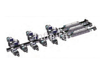 Linha de montagem SMT multifio Três refluxos Correia de malha Reflow Esquema de fiação do forno