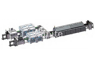Linha de montagem SMT de entrada de dois fios Esquema de fiação de translação de forno de refluxo de trilha dupla