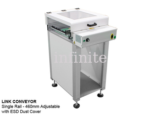 Linha de produção SMD de trilho único 900 mm Altura 1,5 m 2 m 2,5 m com proteção contra poeira ESD