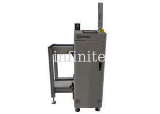 Carregador de revista PCB SMT compacto Controle PLC e relé Omron 50 mm X 80 mm - 330 mm X 250 mm