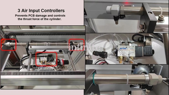 Transportador de correia PCB tipo vertical multifuncional, linha de fabricação FIFO SMT
