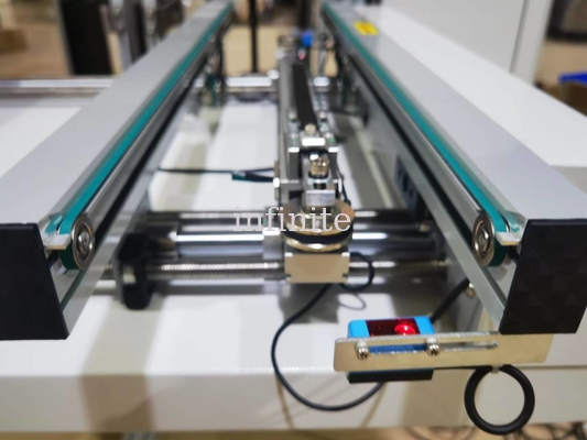 Carregador de linha SMT de trilho duplo tamanho M, equipamento de manuseio de PCB de 50*80 mm
