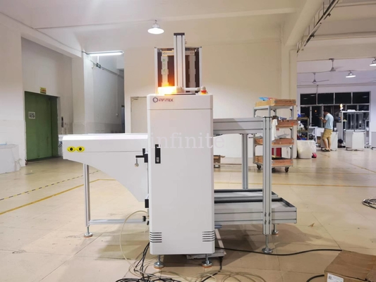 Carregador de linha SMT de trilho duplo tamanho M, equipamento de manuseio de PCB de 50*80 mm
