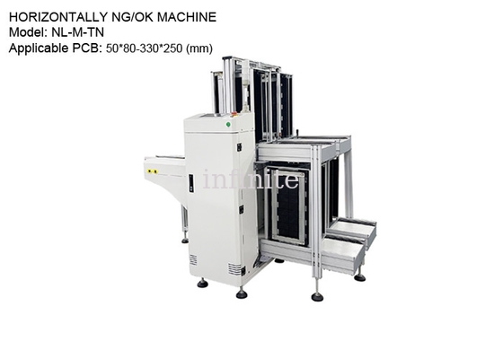 Máquina horizontal NG/OK, equipamento de manuseio de placa NG e OK para PCB tamanho M