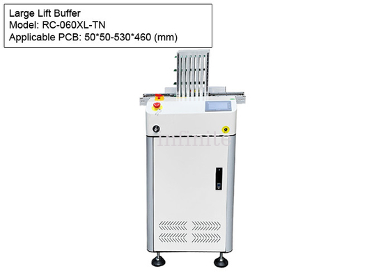 Trilho único transportador de buffer SMT PCB de 600 mm para PCBs de tamanho XL 50*50 - 530*460 mm
