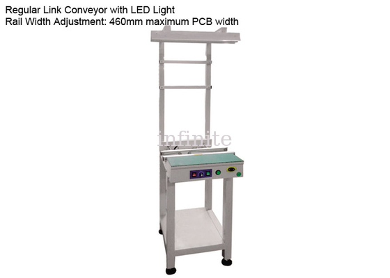 Transportador de link PCB normal de 2 m 2,5 m ajustável com luz LED
