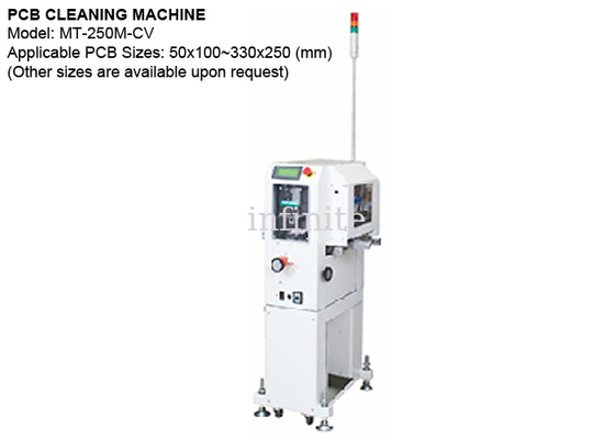 Equipamento de máquina de limpeza de PCB a vácuo on-line 900 mm de altura para PCB de 50x100 - 330x250 mm