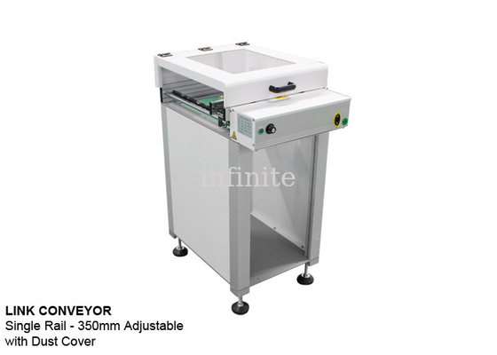 Transportador de link SMT 110/220 V Max 100 VA Esteira de manuseio de PCB com tampa contra poeira