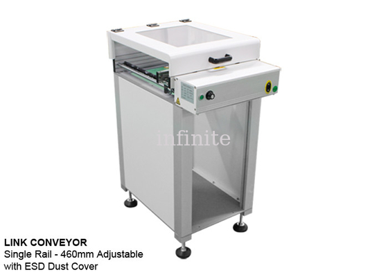 Linha de produção SMD de trilho único 900 mm Altura 1,5 m 2 m 2,5 m com proteção contra poeira ESD